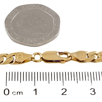 9ct Gold 21.8g Curb Chain